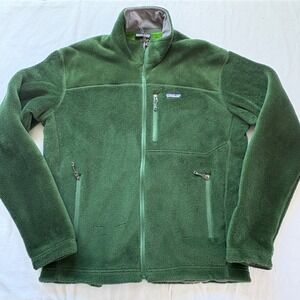 Patagonia R4 Polartec Windbloc Fleece Jacket Mens Green Full Zip 23x27
